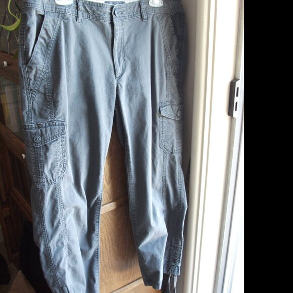 Eddie Bauer cropped pants gray size T12 - Picture 2 of 6